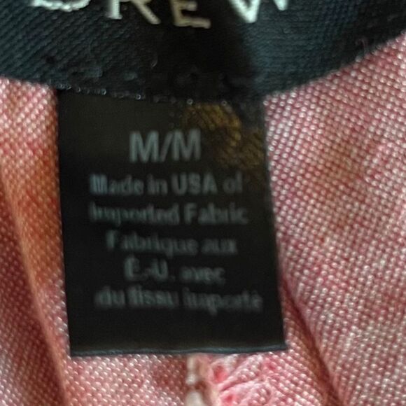 Anthropologie Drew Heathered Pink Linen Blend Harem Pants Sz M - Picture 7 of 10